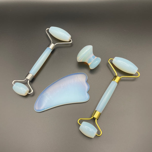 Opalite Facial Roller Gua Sha Combo Sets