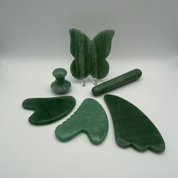 Green Aventurine Gua Sha Facial Tools