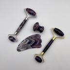 Amethyst Facial Roller Gua Sha Combo Sets - Mystic Obsessions