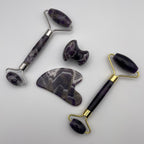 Amethyst Facial Roller Gua Sha Combo Sets - Mystic Obsessions