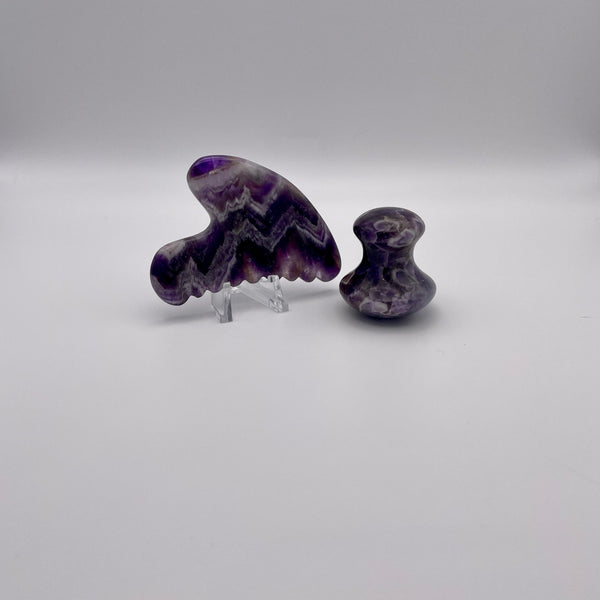 Amethyst Gua Sha Facial Tools - Mystic Obsessions