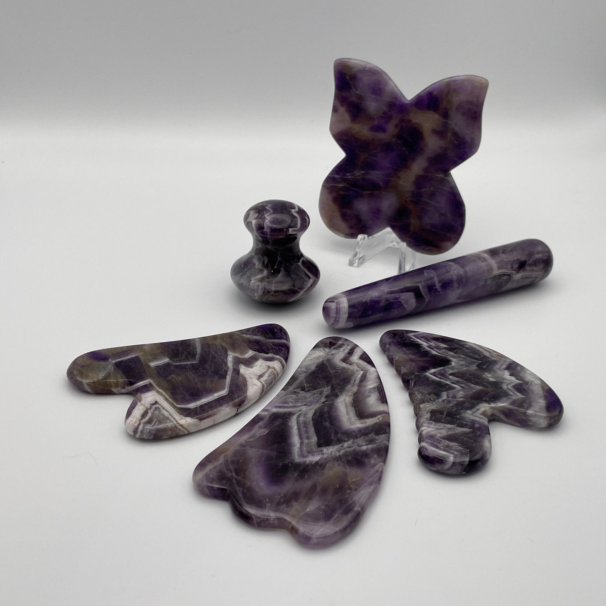 Amethyst Gua Sha Facial Tools - Mystic Obsessions