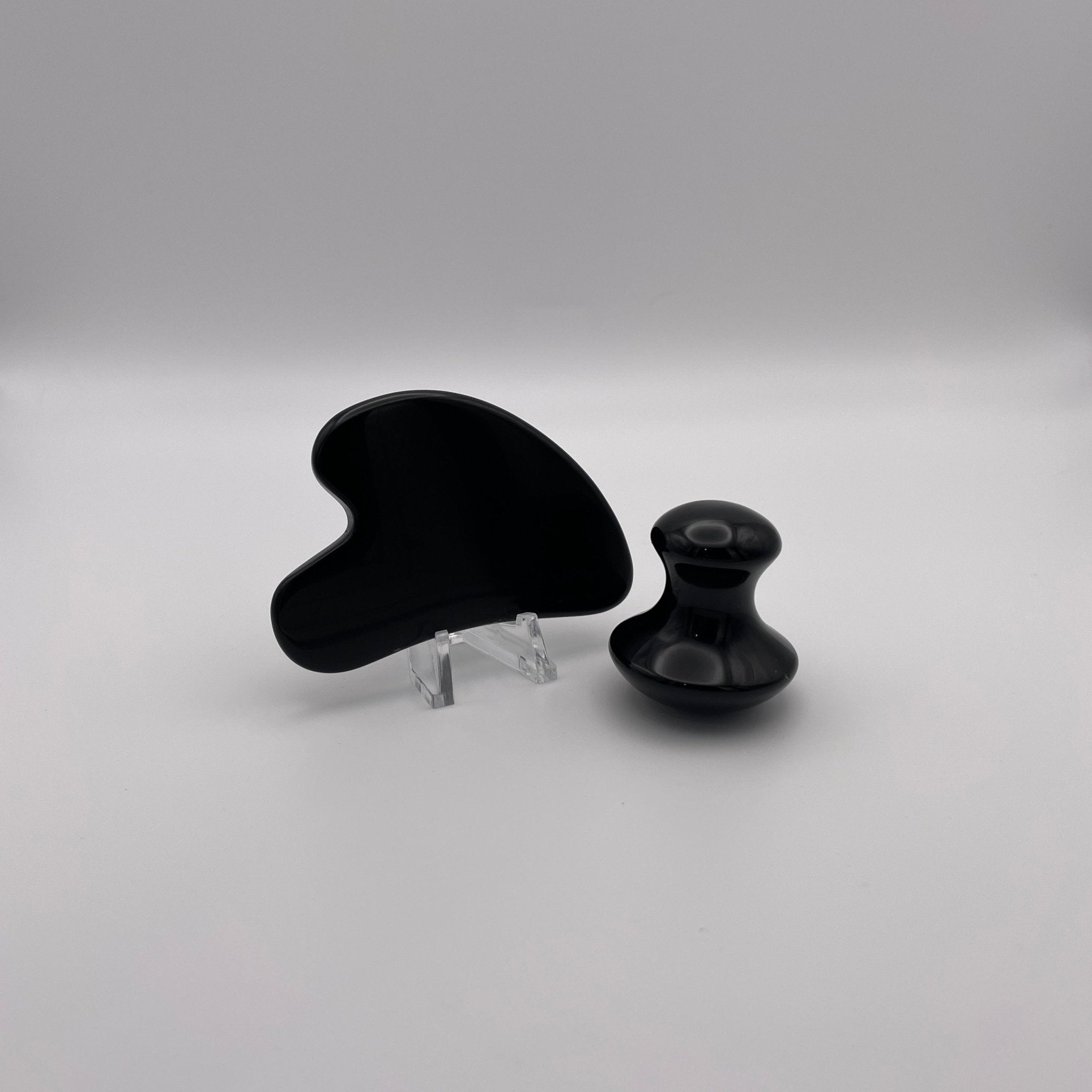 Black Obsidian Gua Sha Facial Tools - Mystic Obsessions