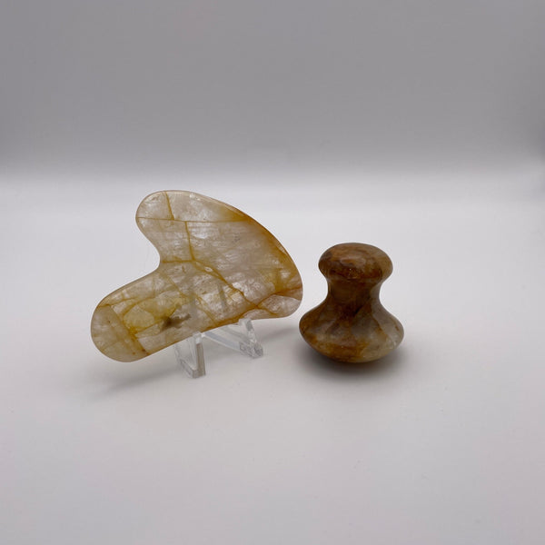 Citrine Gua Sha Facial Tools - Mystic Obsessions
