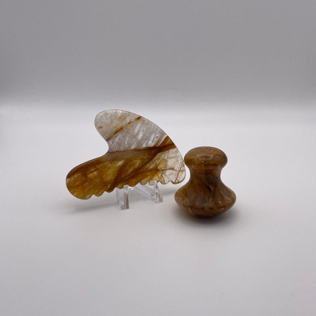 Citrine Gua Sha Facial Tools - Mystic Obsessions