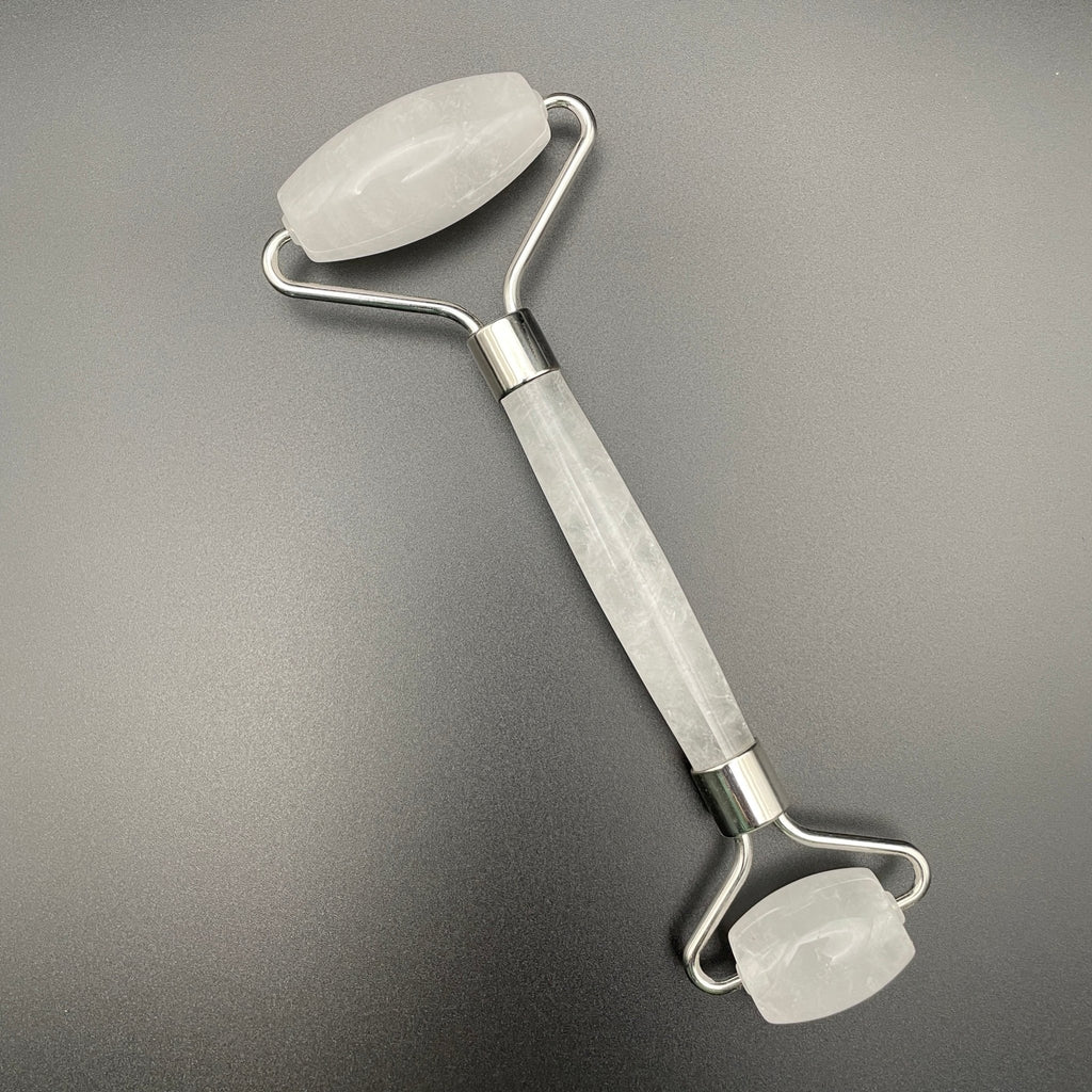 Clear Quartz Facial Roller - Mystic Obsessions