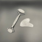 Clear Quartz Facial Roller Gua Sha Combo Sets - Mystic Obsessions