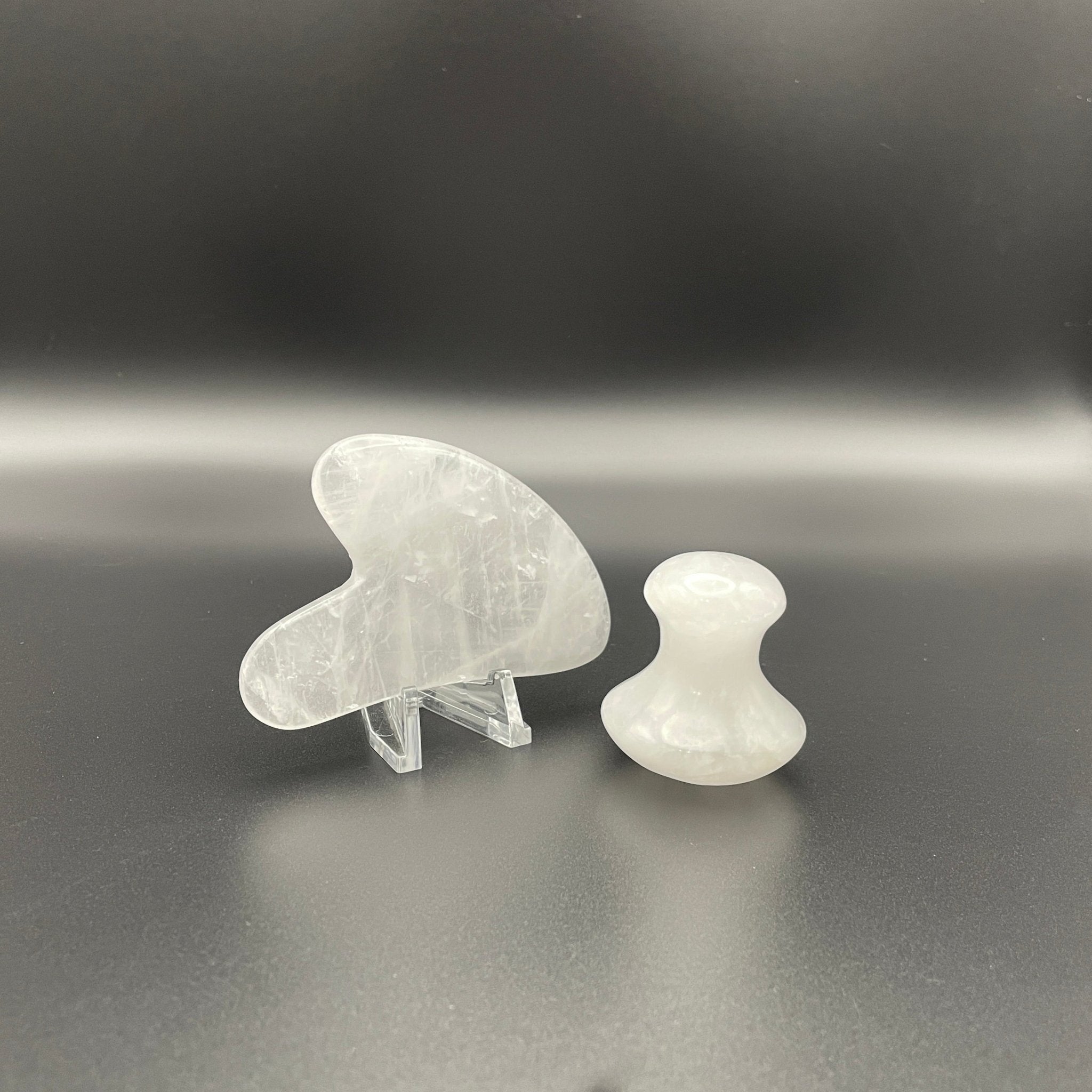 Clear Quartz Gua Sha Facial Tools - Mystic Obsessions