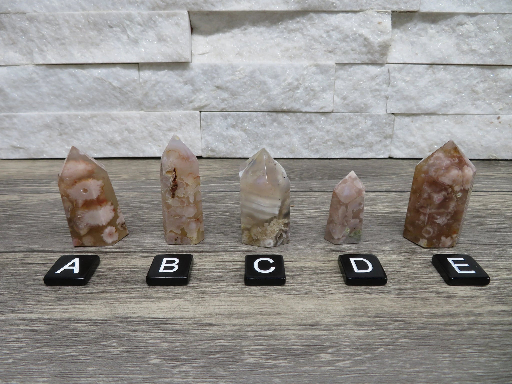 Flower Cherry Agate Towers - Mystic Obsessions