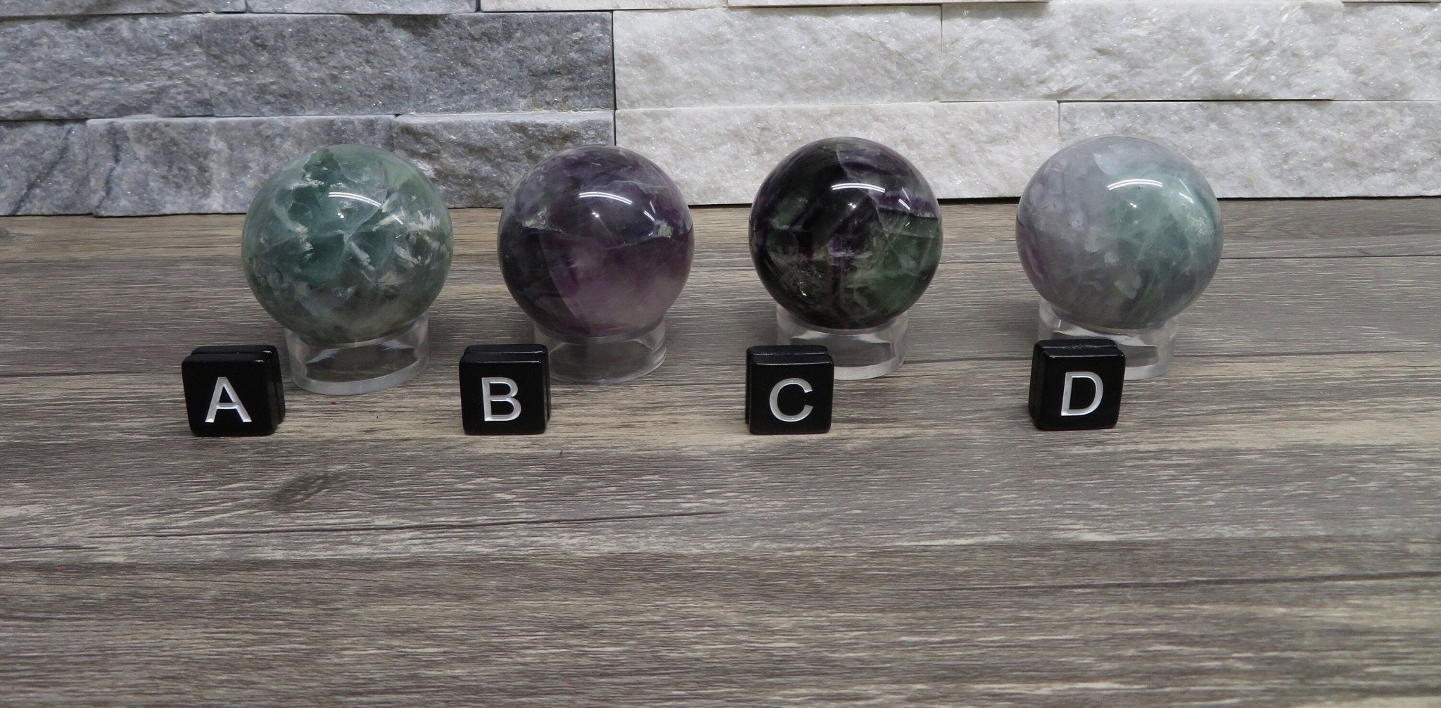 Fluorite Spheres - Rainbow - Mystic Obsessions