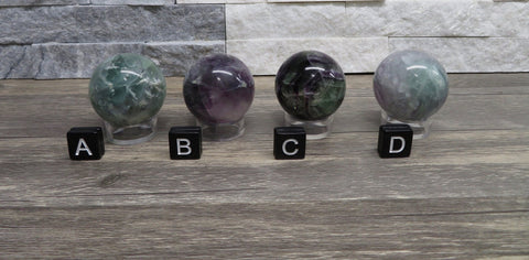 Fluorite Spheres - Rainbow - Mystic Obsessions