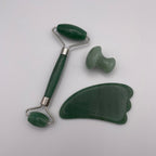 Green Aventurine Facial Roller Gua Sha Combo Sets - Mystic Obsessions