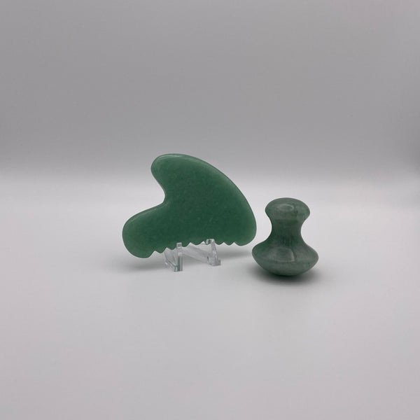 Green Aventurine Gua Sha Facial Tools - Mystic Obsessions