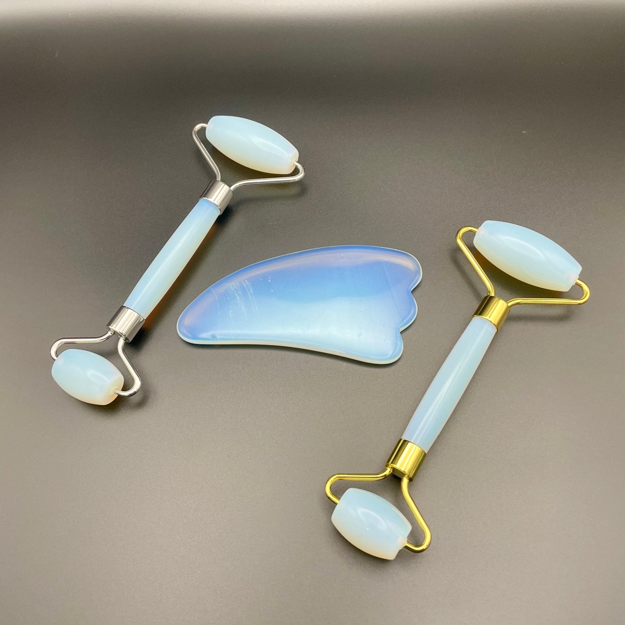 Opalite Facial Roller Gua Sha Combo Sets - Mystic Obsessions