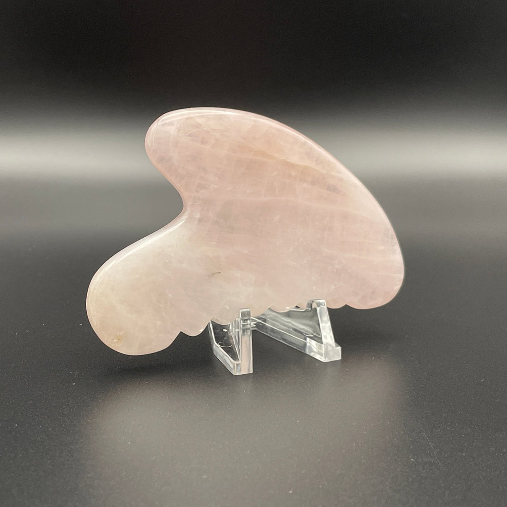 Rose Quartz Gua Sha Facial Tools - Mystic Obsessions
