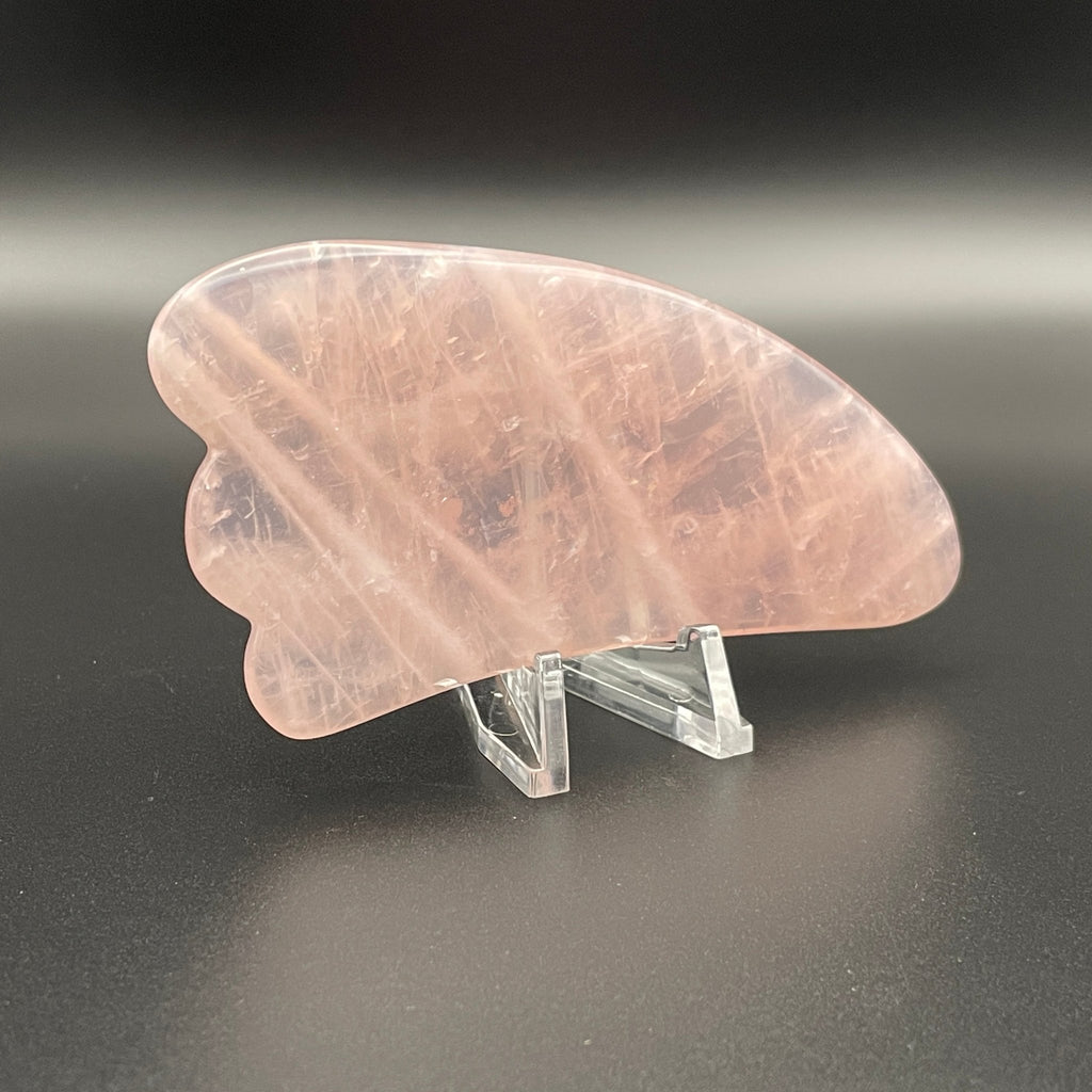 Rose Quartz Gua Sha Facial Tools - Mystic Obsessions