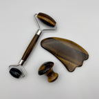 Tiger Eye Facial Roller Gua Sha Combo Sets - Mystic Obsessions