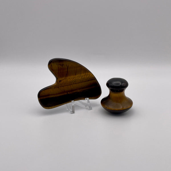 Tiger Eye Gua Sha Facial Tools - Mystic Obsessions