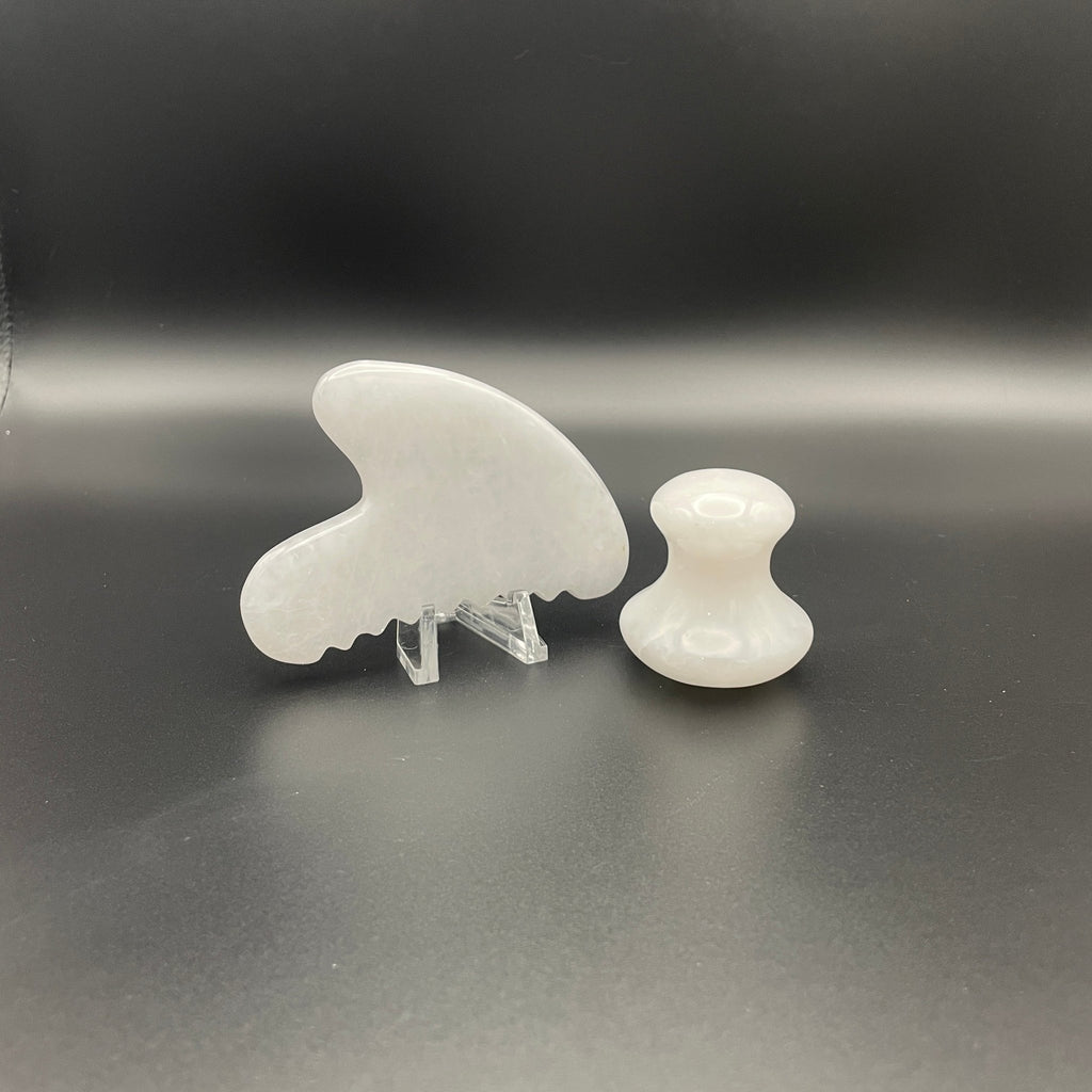 White Jade Gua Sha Facial Tools - Mystic Obsessions