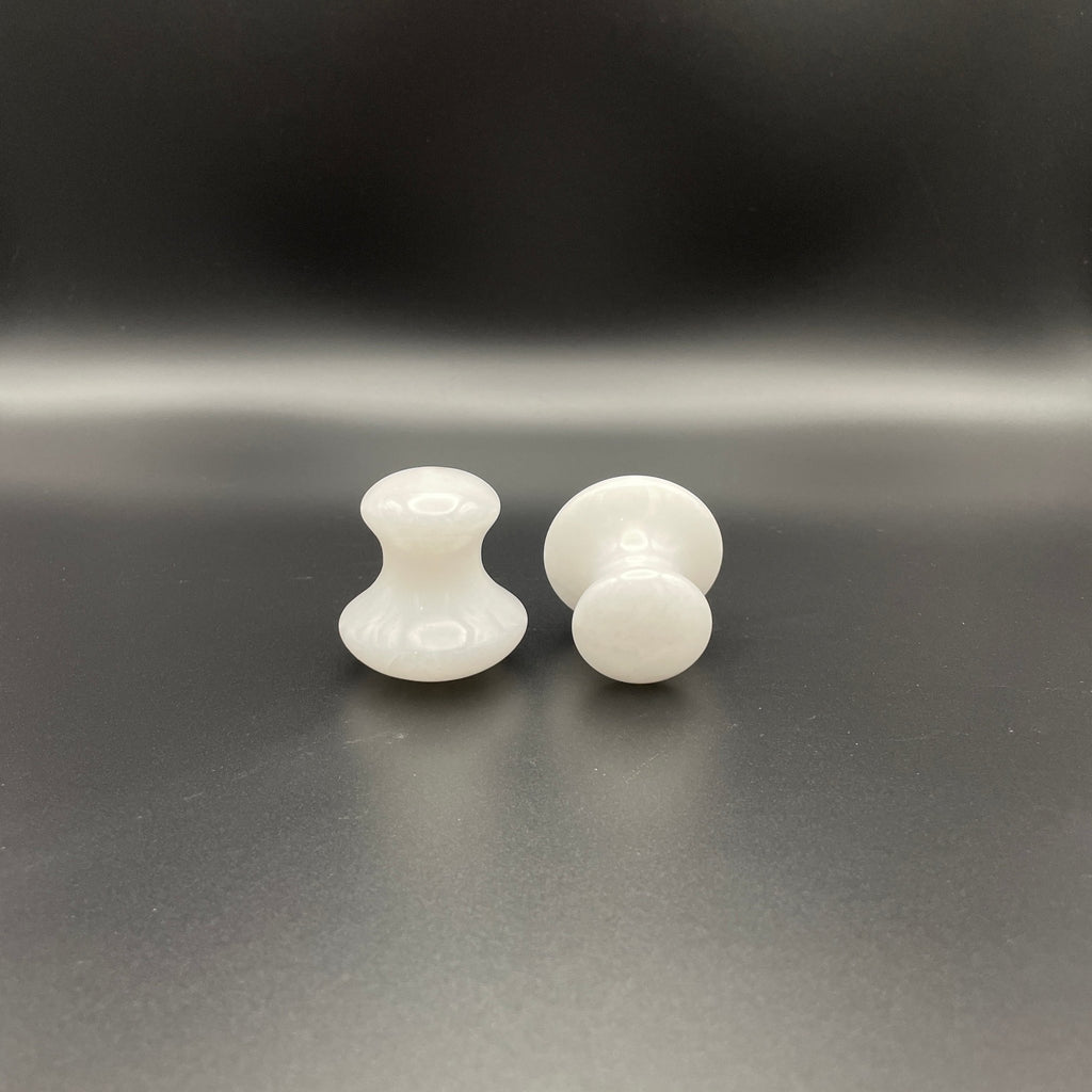 White Jade Gua Sha Facial Tools - Mystic Obsessions
