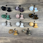 Mushroom Facial Gua Sha Tools (pair) - Mystic Obsessions