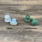 Mushroom Facial Gua Sha Tools (pair) - Mystic Obsessions