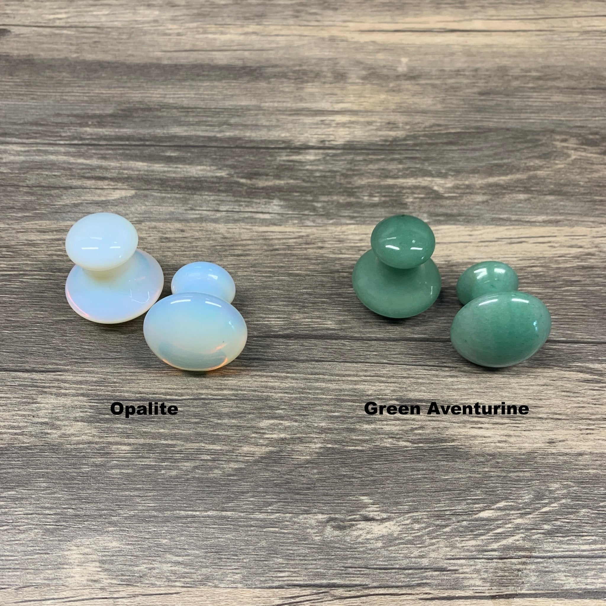 Mushroom Facial Gua Sha Tools (pair) - Mystic Obsessions