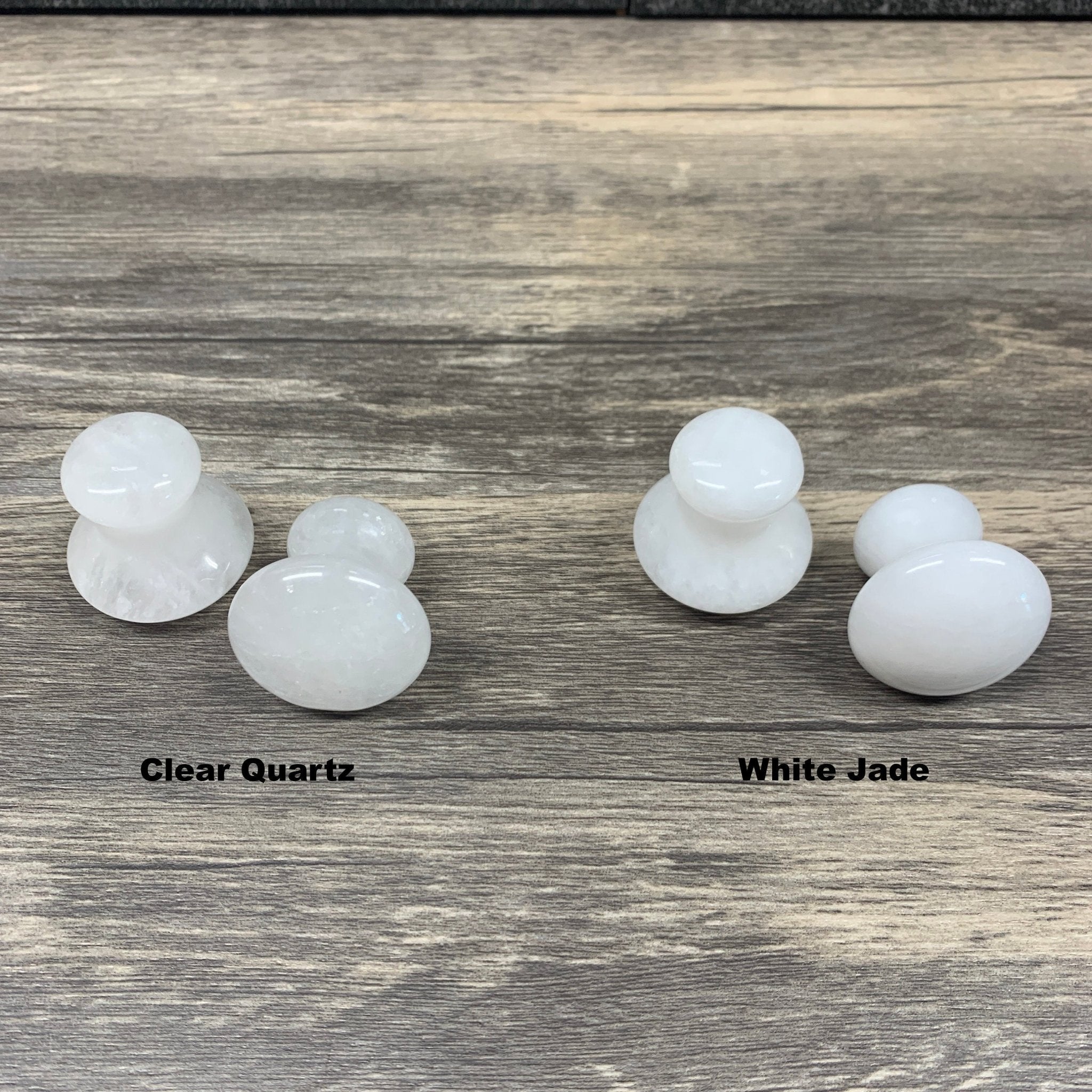 Mushroom Facial Gua Sha Tools (pair) - Mystic Obsessions