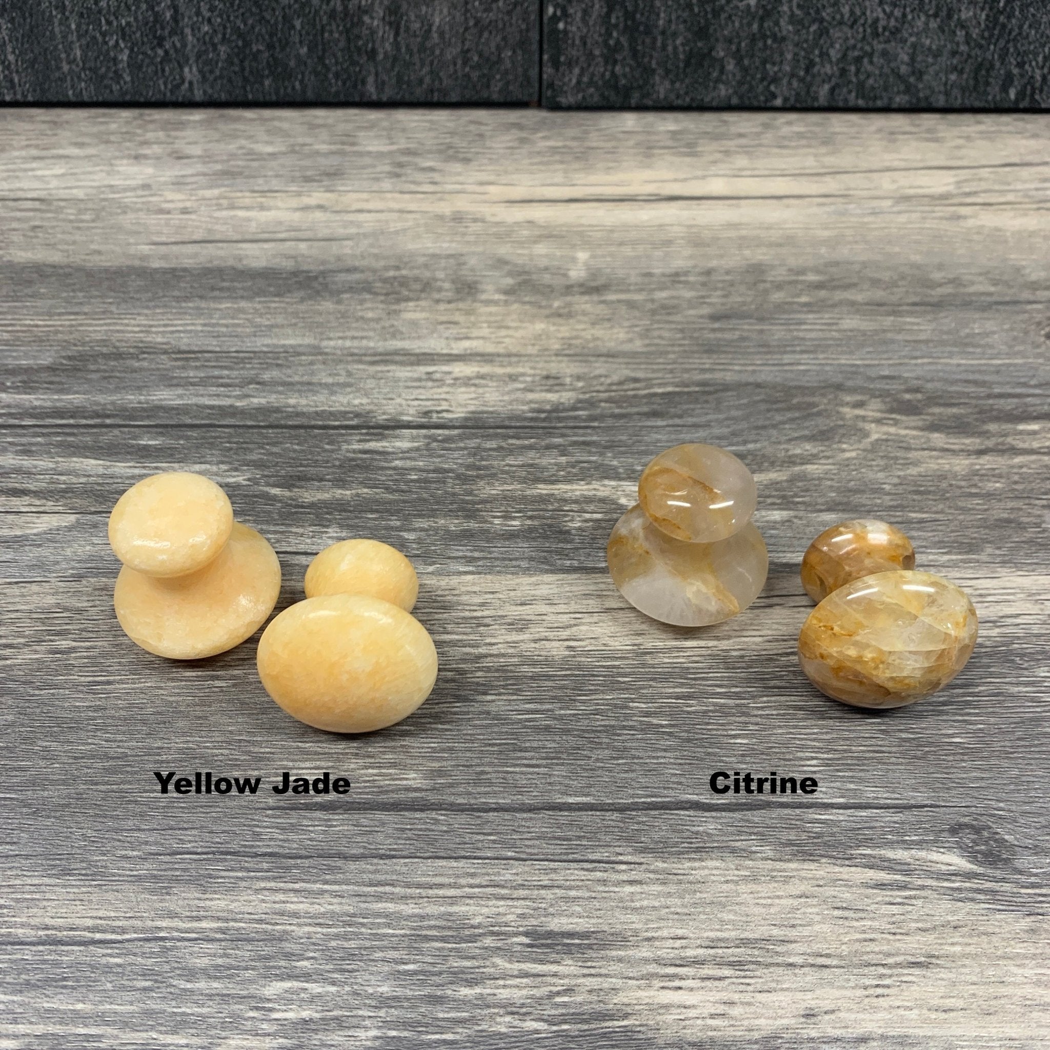 Mushroom Facial Gua Sha Tools (pair) - Mystic Obsessions