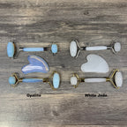 Stone Facial Roller and Gua Sha combo sets - Mystic Obsessions