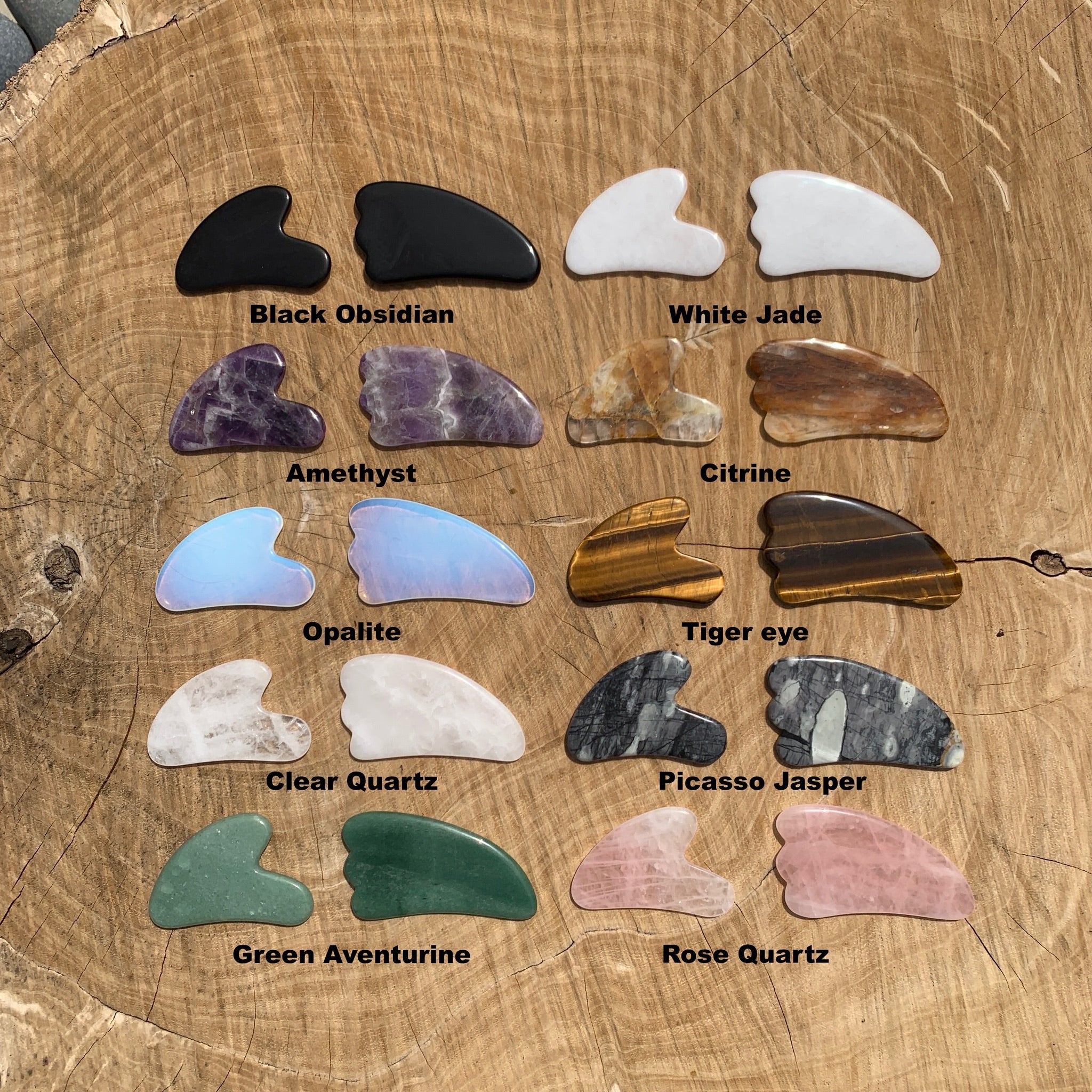 Stone Gua Sha Facial Tools - Mystic Obsessions